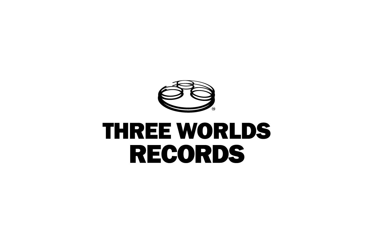 Three Worlds Records logo design