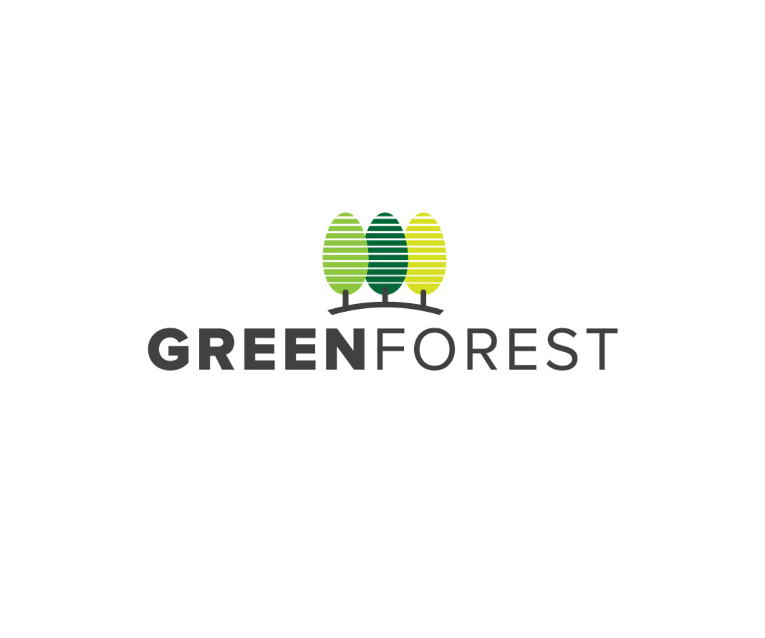 Green Forest Vitamins logo design